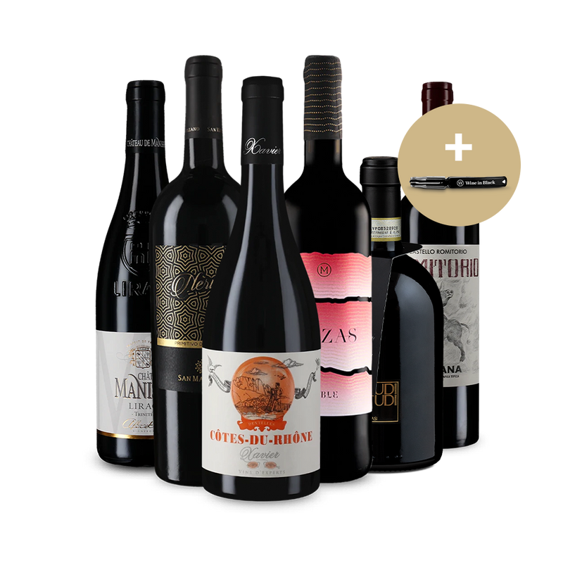 Wine in Black Mittelmeer-Rundreise-Paket + Gratis-Kellnermesser