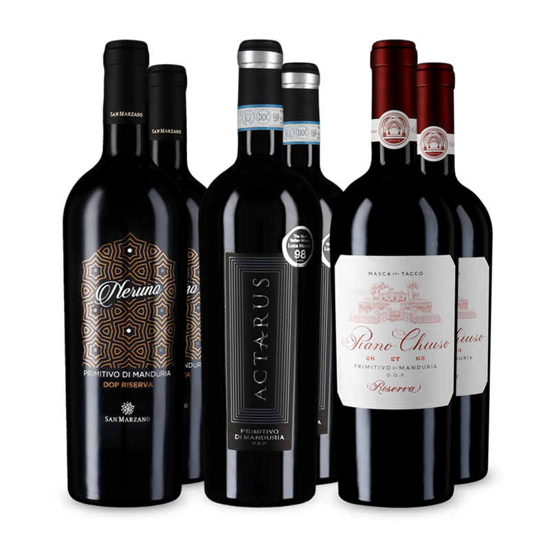 Wine in Black Premium-Primitivo-Paket