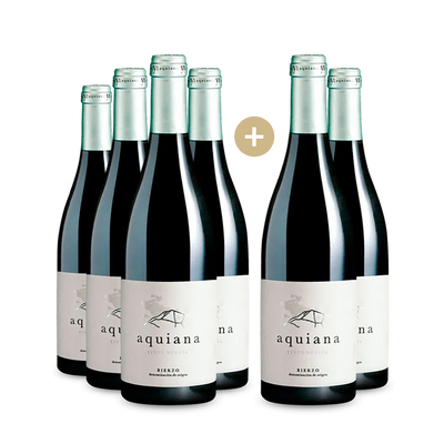 4+2 Flaschen Aquiana Bierzo Mencía 2017